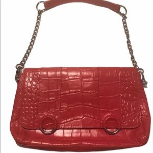 - Michael Rome design  red genuine leather bag NEW without bag